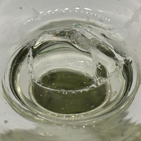 Handblown Margarita Glasses Cobalt Blue and Green Swirls Made in Mexico Set of 2 - Picture 14 of 14